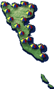 map corfu beaches